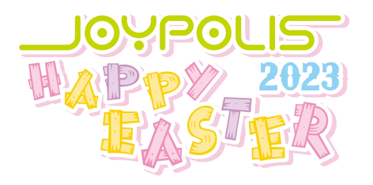 JOYPOLIS HAPPY EASTER 2023のロゴ