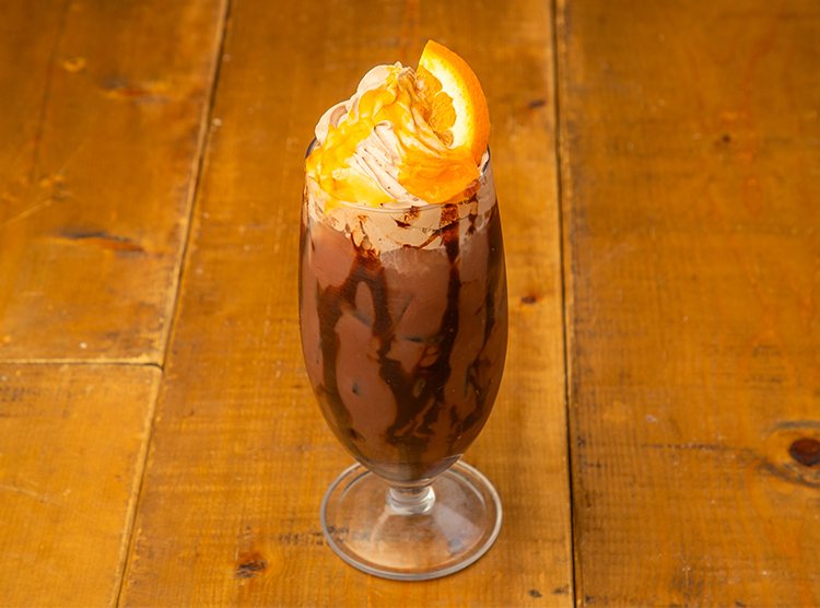 オレンジショコラフロートの写真