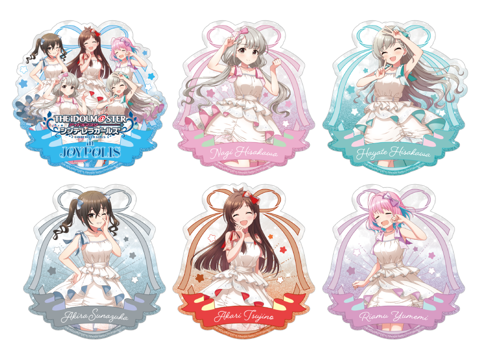 ダイカットステッカー（全6種）のイメージ画像