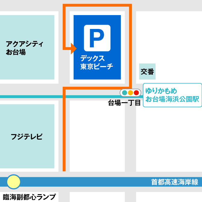 駐車場のマップ