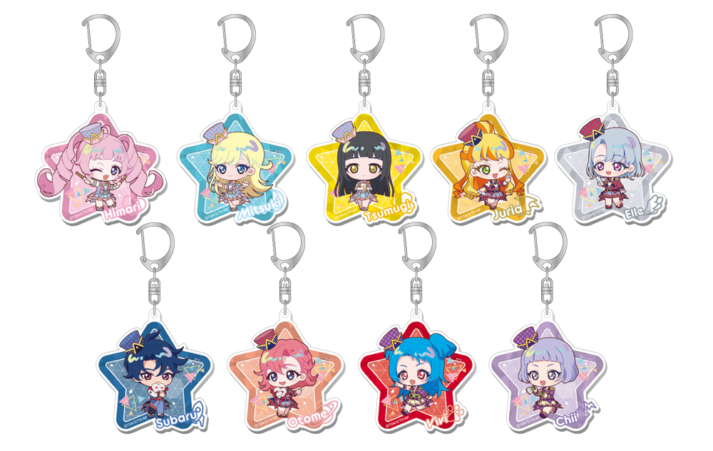 トレーディングアクリルキーホルダーのイメージ画像