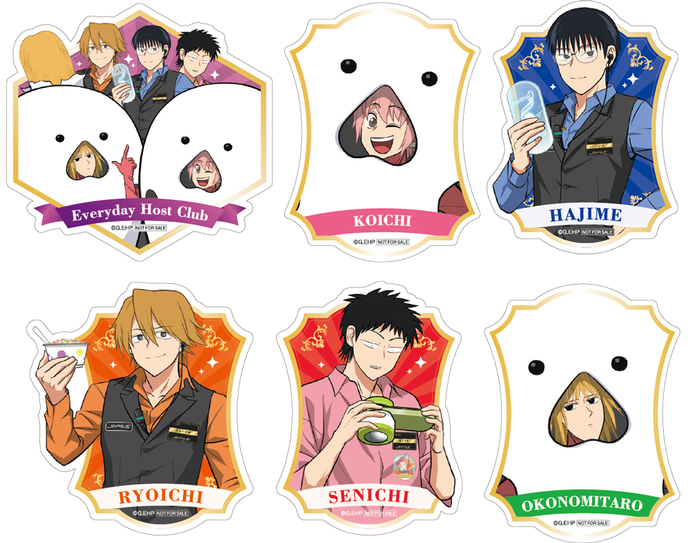 トレーディングダイカットステッカー