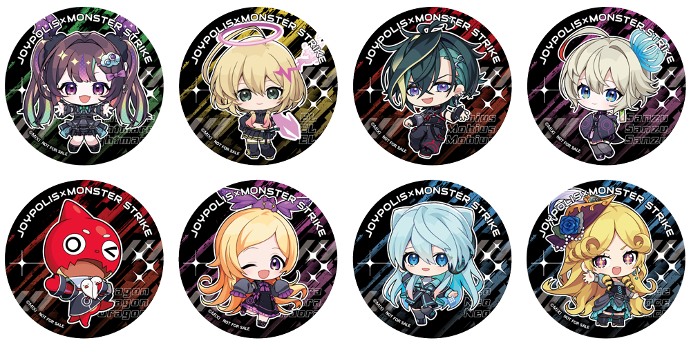 トレーディングステッカー全8種イメージ画像