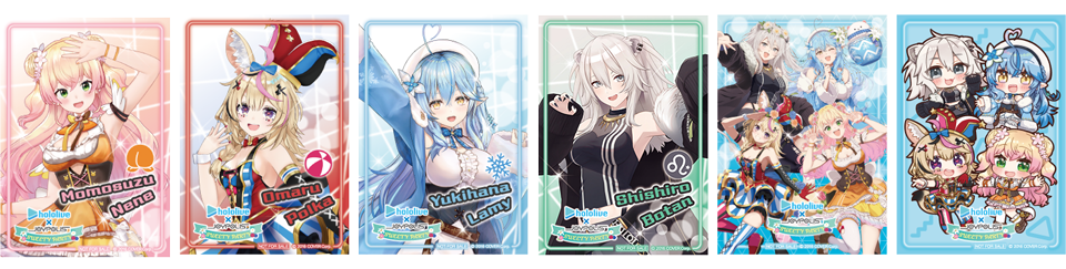 トレーディングミニカード6種の画像