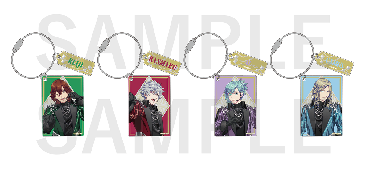 トレーディングワイヤーキーリング4種の画像