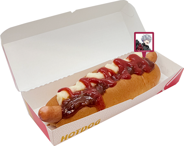 蘭丸のBBQホットドッグの写真