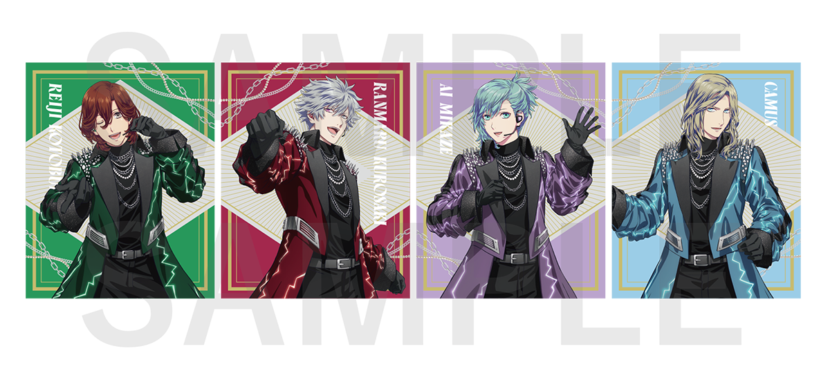 ミニカード等身イラスト4種の画像